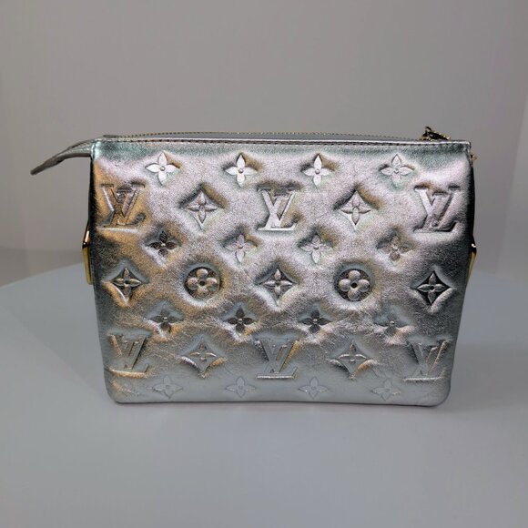 Louis Vuitton Iridescent Sequin and Silver Monogram Empreinte Bag - Picture 5 of 16